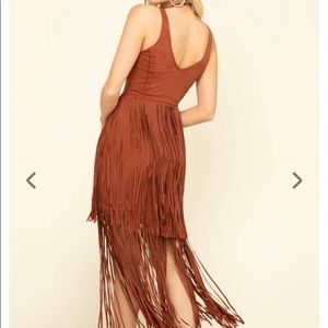 Idyllwind Suede Fringe Dress